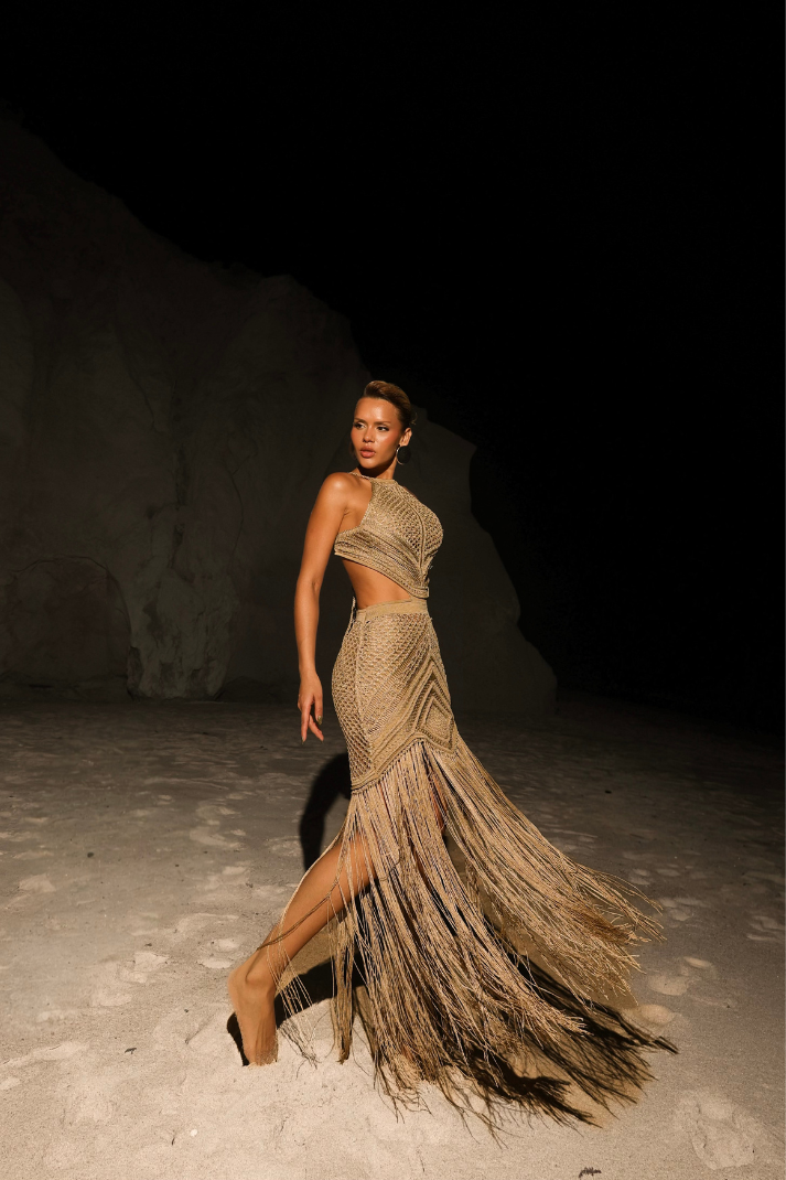 VESTIDO QUARTZO GOLD