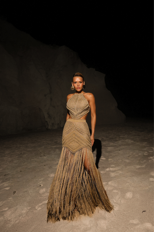 VESTIDO QUARTZO GOLD