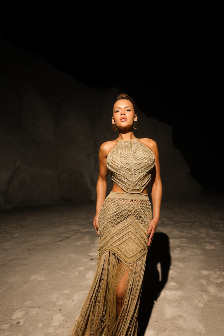 VESTIDO QUARTZO GOLD